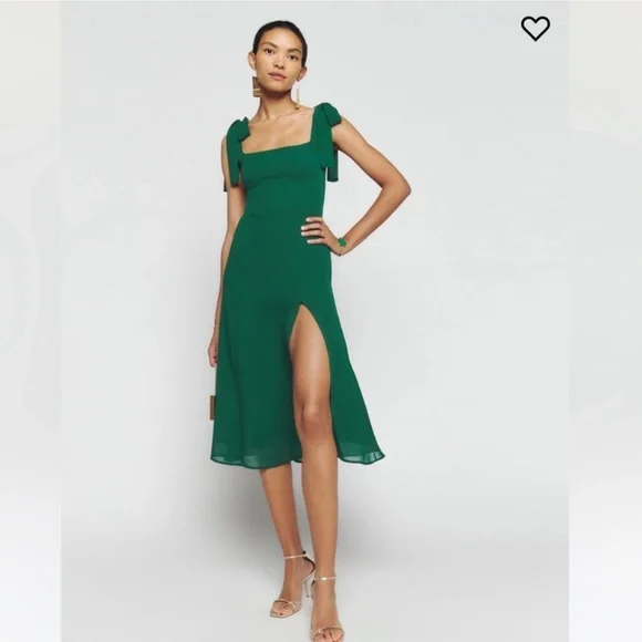 Green Reformation dress - Picture 2 of 3